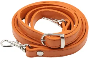 Sash Bag Crossbody PU Leather Purse Strap Adjustable Leather Bag Handbag Straps Bag Strap 120cm Orange Crossbody Wallet