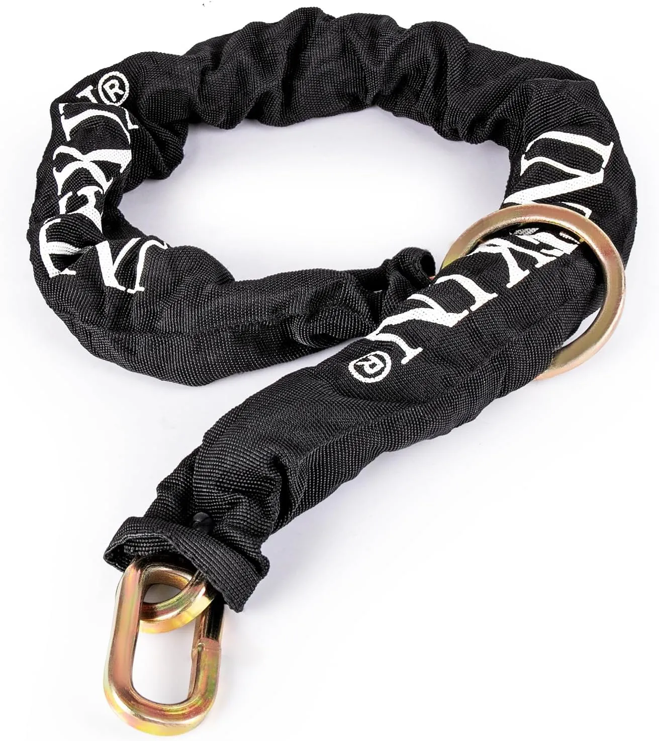 Security Chain 3.3 ft x 5/16" Thick Bike Lock Chain - High Security Hardened Steel Cut Proof Chain for Bikes, Containers, Motorcycles, Trailers, ATV's
