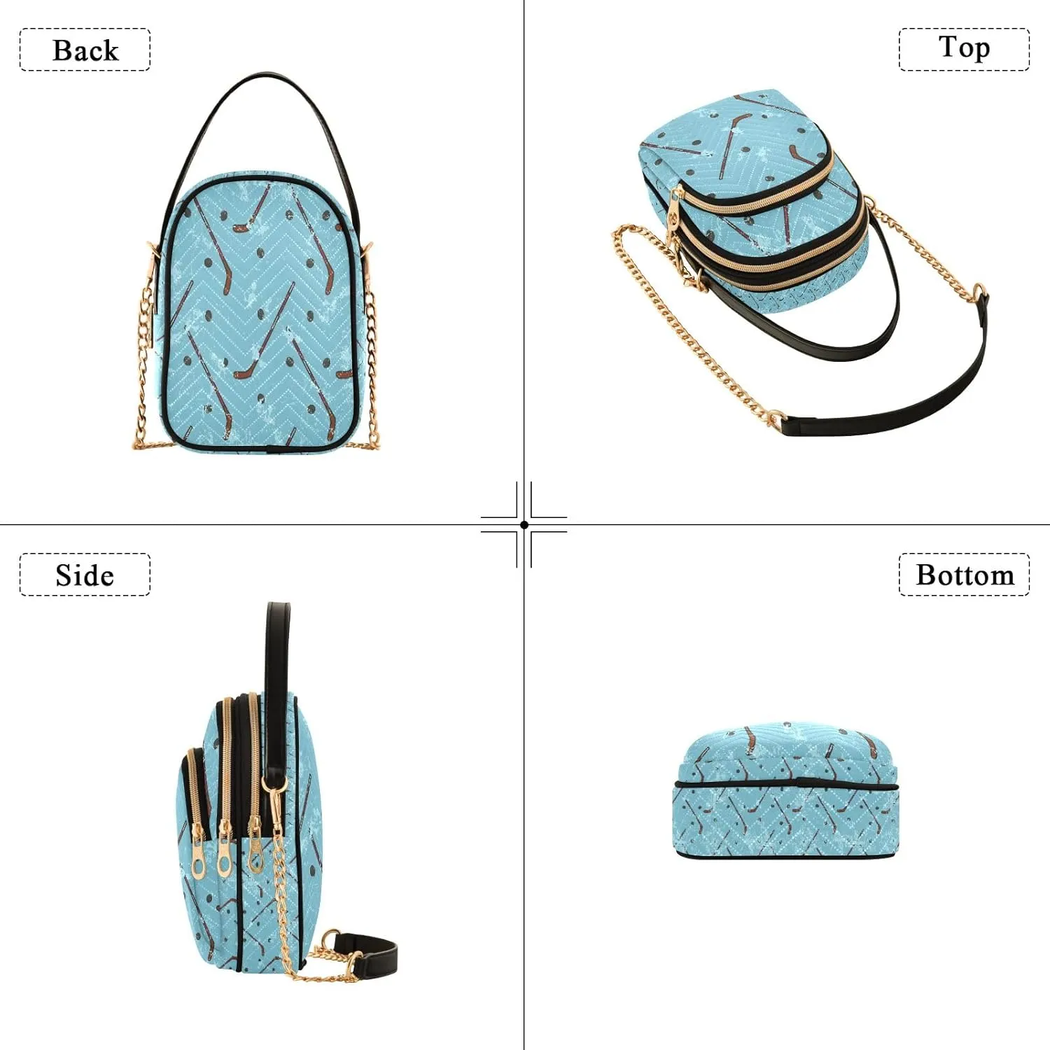 senya Pink Black Leopard Crossbody Handbags for Women Casual Leather Shoulder Phone Purse