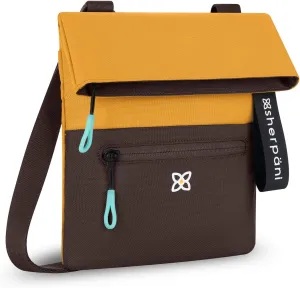 Sherpani Pica, Small Crossbody Purse, Nylon Crossbody Bag, Lightweight Cross Body, Travel Shoulder Bag, Purses for Women, RFID Protection WITHOUT Coin Purse, Travel Gift for Mothers Day 2025 (Sundial)