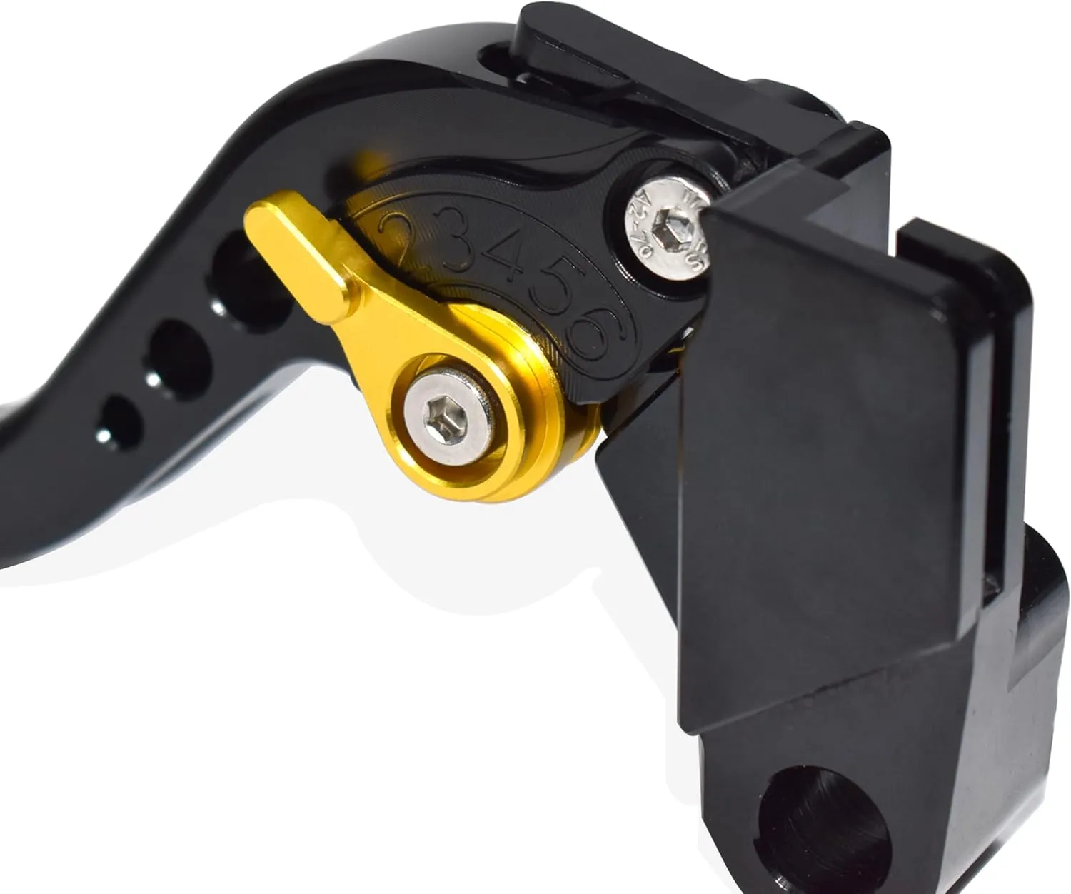 Short Brake Clutch Lever Set Compatible with CFMOTO Ibex 450 Ibex 800/ E/T/S, CNC Aluminum Alloy Made (Green)