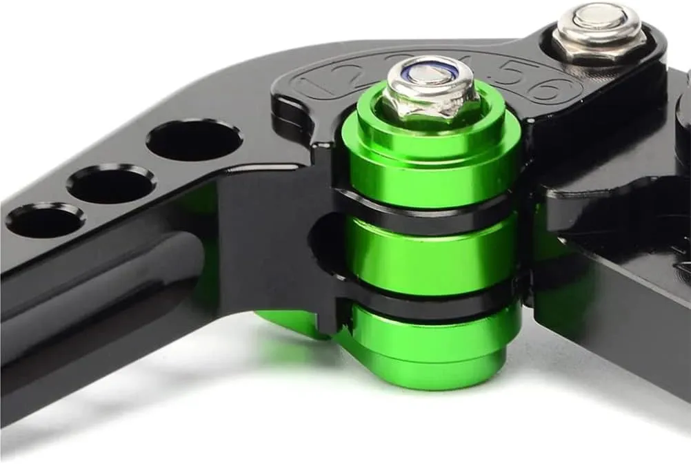Short Brake Clutch Lever Set Compatible with CFMOTO Ibex 450 Ibex 800/ E/T/S, CNC Aluminum Alloy Made (Green)