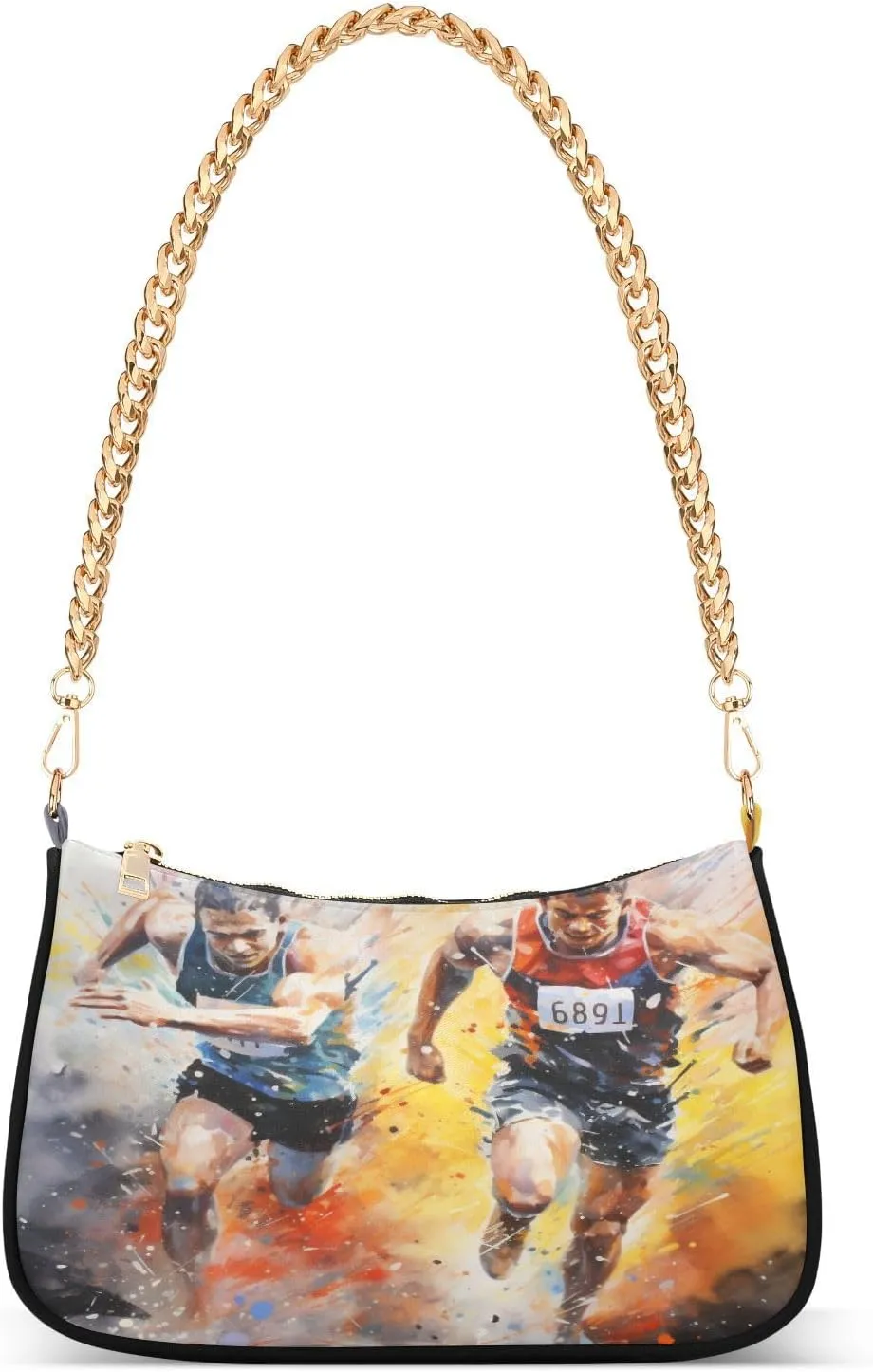 Shoulder Bags for Women Athlete Hobo Tote Handbag Small Clutch Purse with Zipper Closure