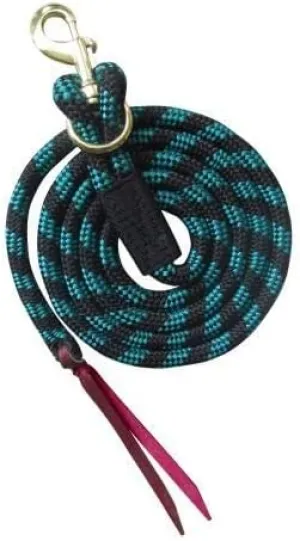 Showman 8' Nylon Pro Braid Lead Rope w/Removable Brass Snap