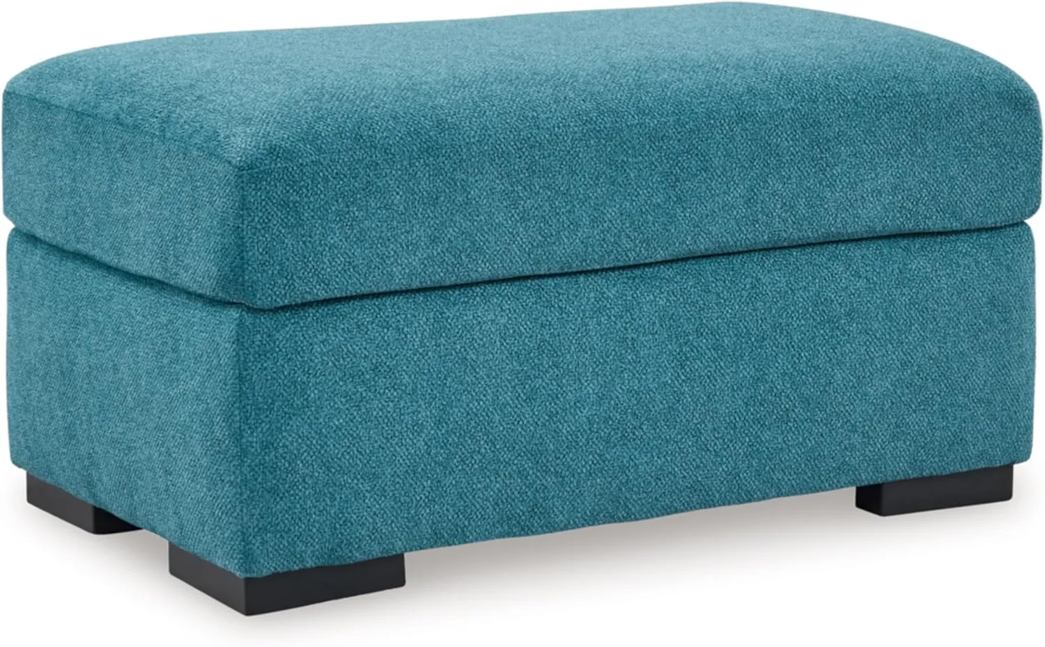 Signature Design by Ashley Keerwick Modern Upholstered Rectangular Ottoman, Blue