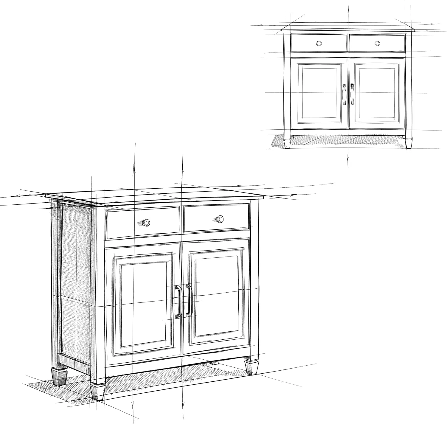 SIMPLIHOME Connaught 40-inch Wide Solid Wood Storage Cabinet in Farmhouse Grey for Entryway, Living Room or Bedroom, Organizer for Hats, Gloves, Shoes, Keys, Slim Design, Traditional Style