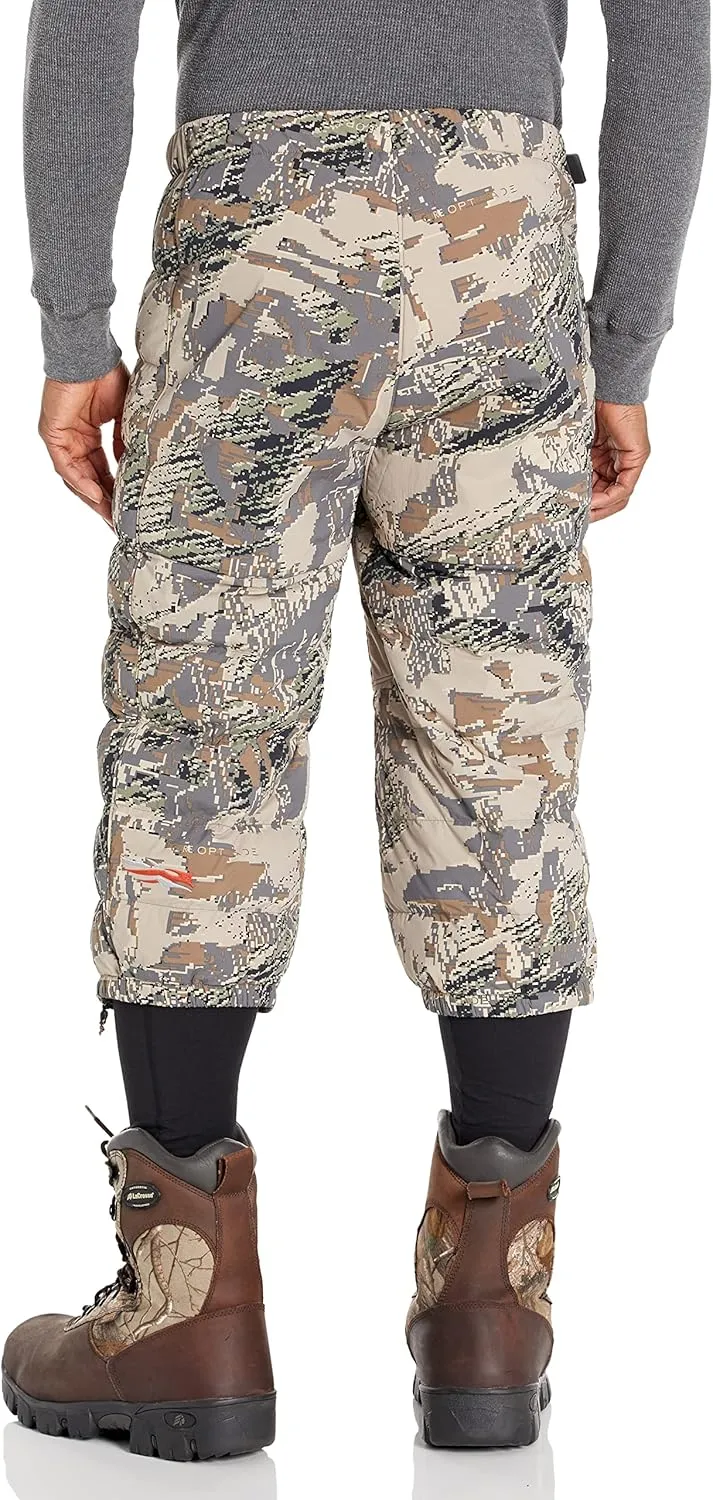 SITKA Gear Men's Kelvin Lite Down 3/4 Camo Insulated Warm Packable Hunting Pants