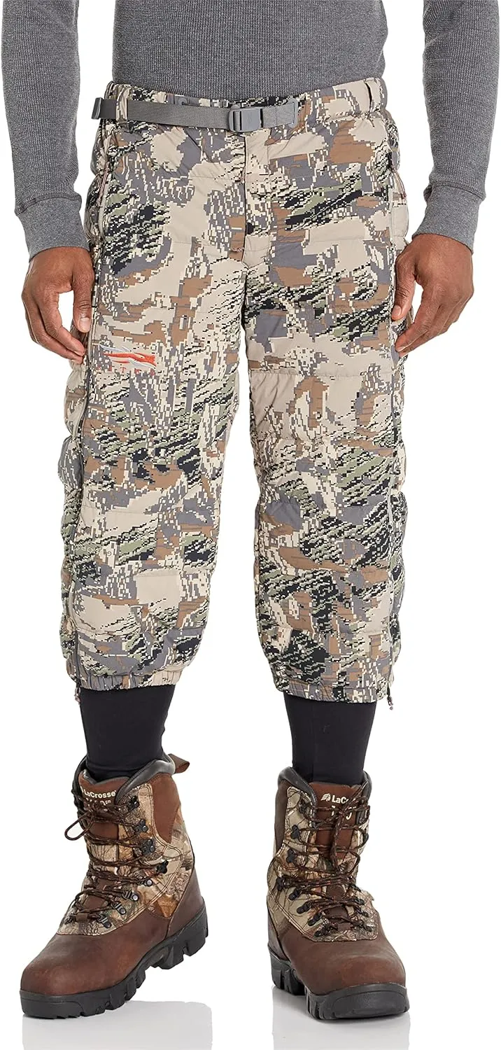 SITKA Gear Men's Kelvin Lite Down 3/4 Camo Insulated Warm Packable Hunting Pants