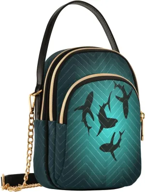 Small Cross body Bags for Women Quilted Crossbody Cell Phone Shoulder Purse Handbags Wallet Detachable Chain Bag