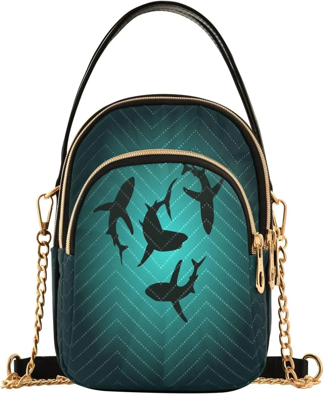 Small Cross body Bags for Women Quilted Crossbody Cell Phone Shoulder Purse Handbags Wallet Detachable Chain Bag