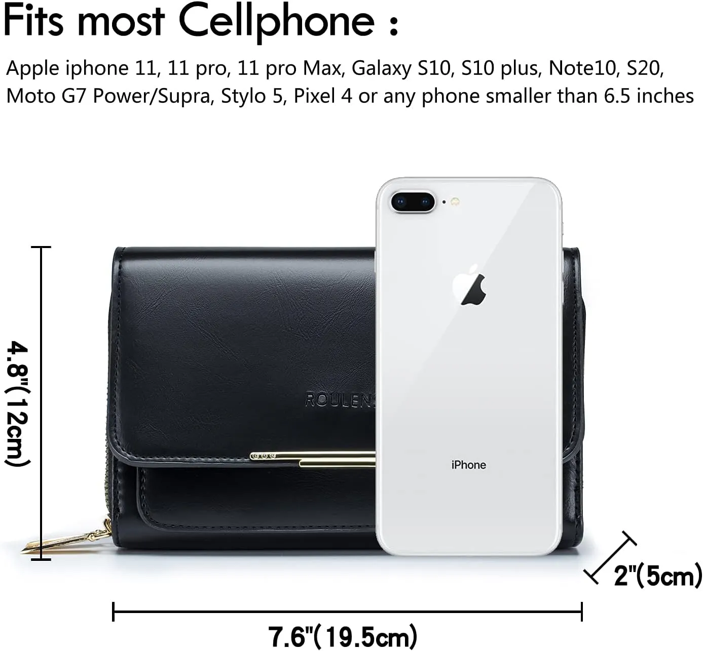 Small Crossbody Bag for Women,Cell Phone Purse Women's Shoulder Handbags Wallet Purse with Credit Card Slots