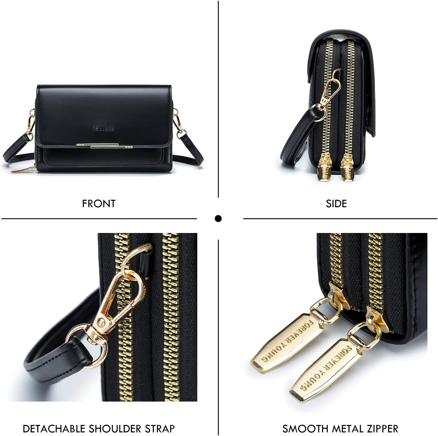 Small Crossbody Bag for Women,Cell Phone Purse Women's Shoulder Handbags Wallet Purse with Credit Card Slots