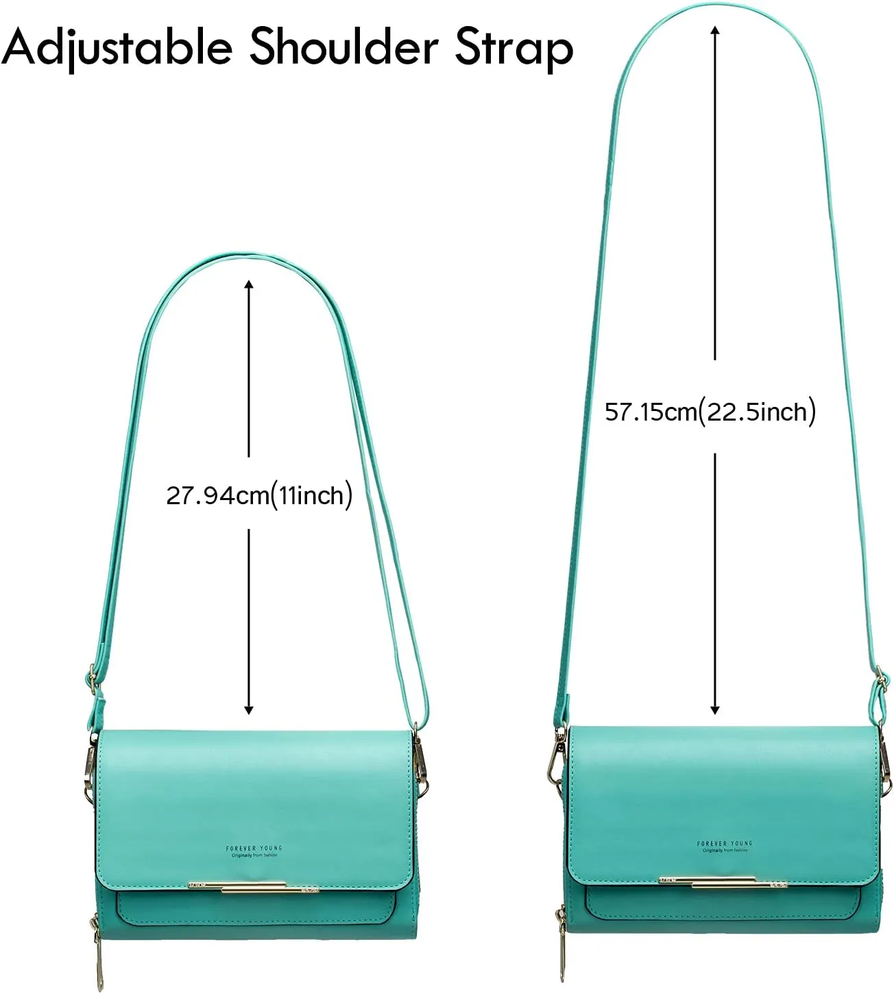 Small Crossbody Bag for Women,Cell Phone Purse Women's Shoulder Handbags Wallet Purse with Credit Card Slots