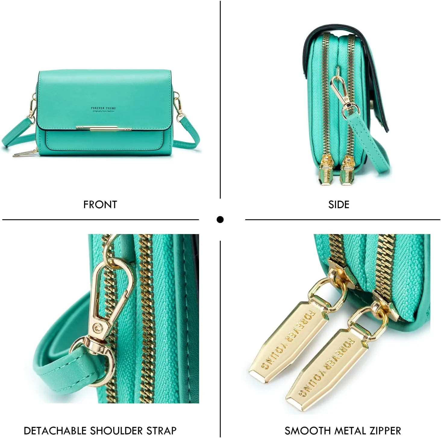 Small Crossbody Bag for Women,Cell Phone Purse Women's Shoulder Handbags Wallet Purse with Credit Card Slots