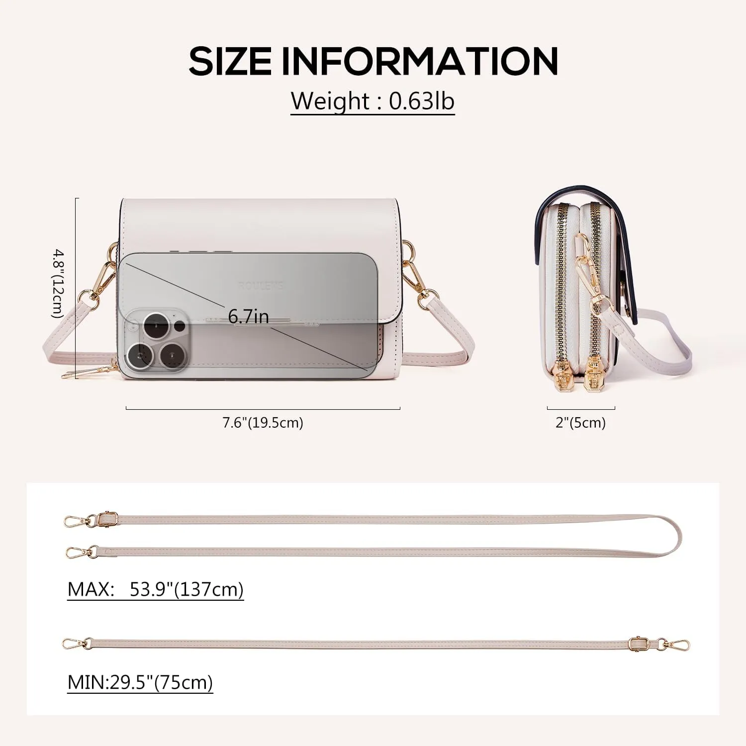 Small Crossbody Bag for Women,Cell Phone Purse Women's Shoulder Handbags Wallet Purse with Credit Card Slots