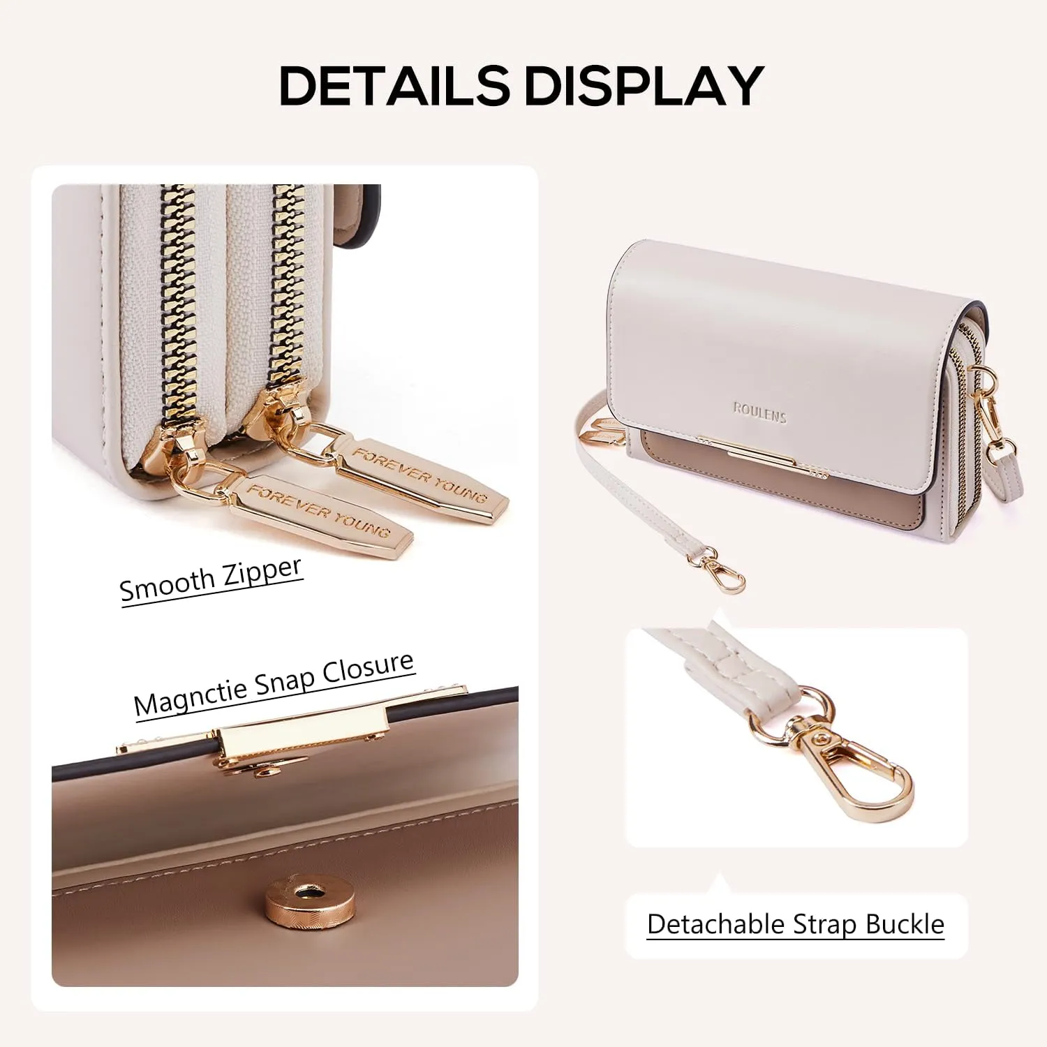 Small Crossbody Bag for Women,Cell Phone Purse Women's Shoulder Handbags Wallet Purse with Credit Card Slots