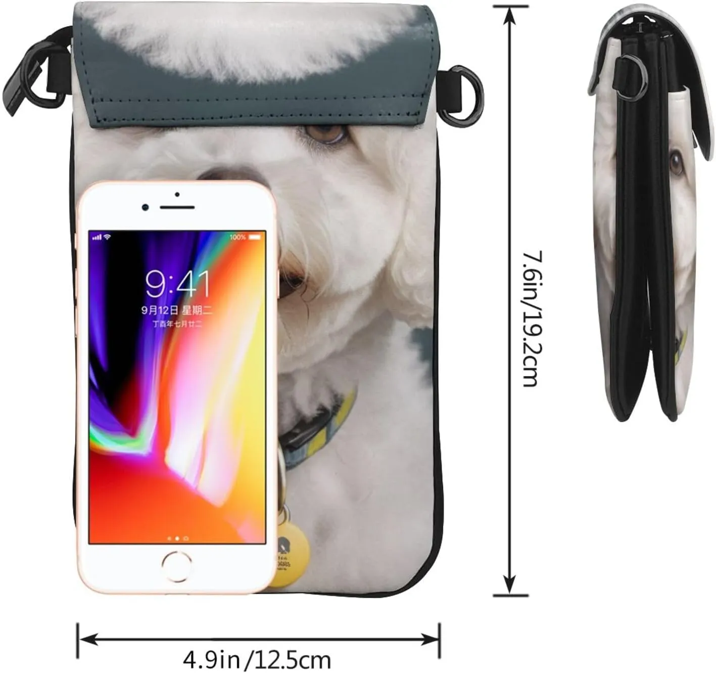 Small Crossbody Bags for Women,Leather Shoulder Bag for Cell Phone Purse with Strap and Camo Printed