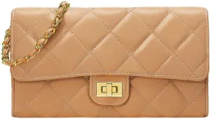 Small Quilted Crossbody Bags for Women Small Purses Cell Phone Purse Clutch Handbags with Chain Shoulder Strap