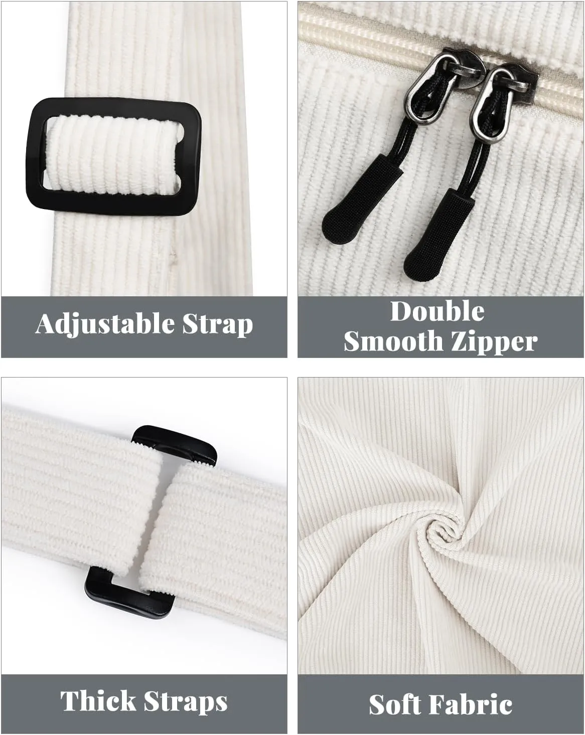 Small Sling Crossbody Bag for Women Men Trendy, Mini Crescent Bag with Adjustable Strap, 2 Zippers Lightweight Nylon Bag