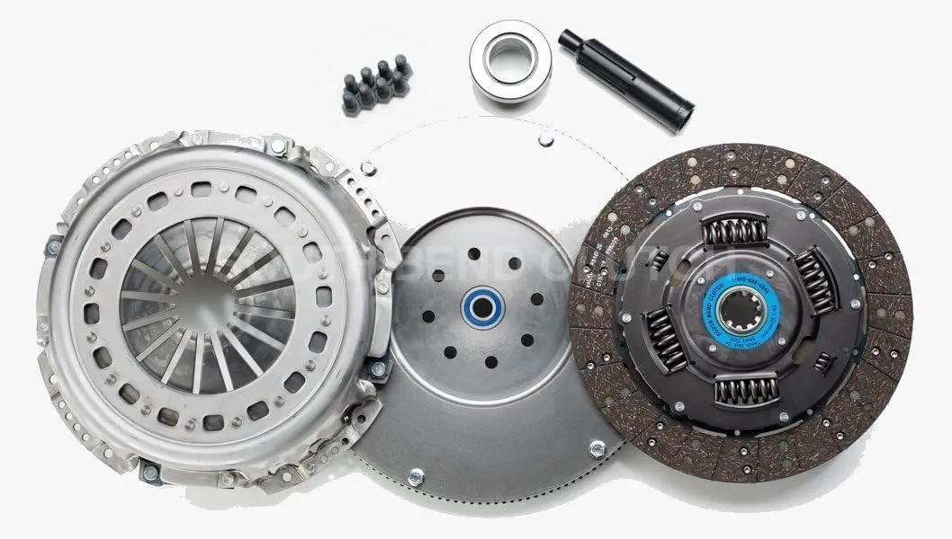 South Bend 1947-OK Organic Clutch Kit w/ Flywheel, Compatible with 00-05 Dodge 5.9L Diesel, NV5600 Transmission