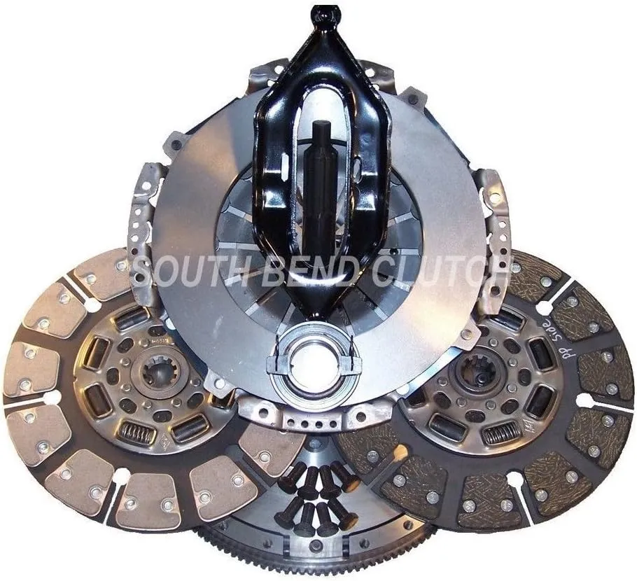South Bend Clutch SDD3250-G Clutch Kit (05.5-13 Dodge 5.9/6.7L G56 Street Dual Disc (without Hyd Assy))