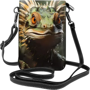 Spiny lizards Women's crossbody bag, crossbody phone bag, tassel wallet with shoulder strap, best gift for women.