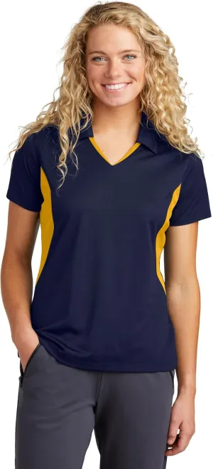 SPORT-TEK Women's Side Blocked Micropique Sport-Wick Polo LST655