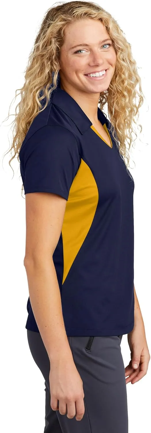 SPORT-TEK Women's Side Blocked Micropique Sport-Wick Polo LST655