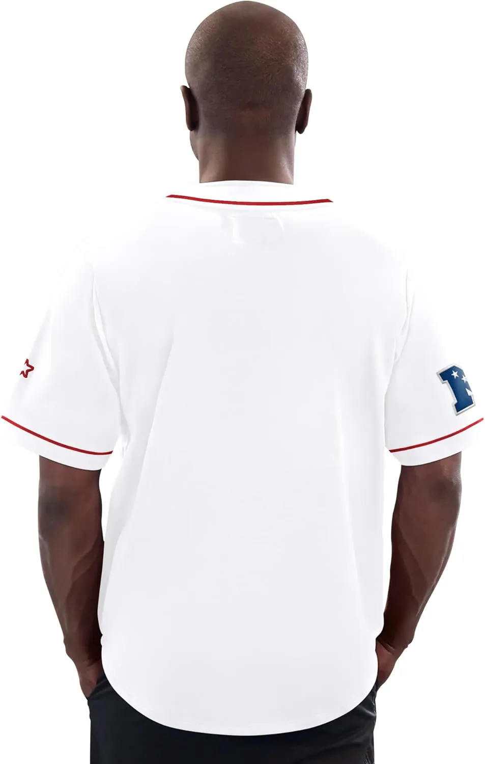 Starter Men's White Atlanta Falcons Relay Full-Button Baseball Jersey