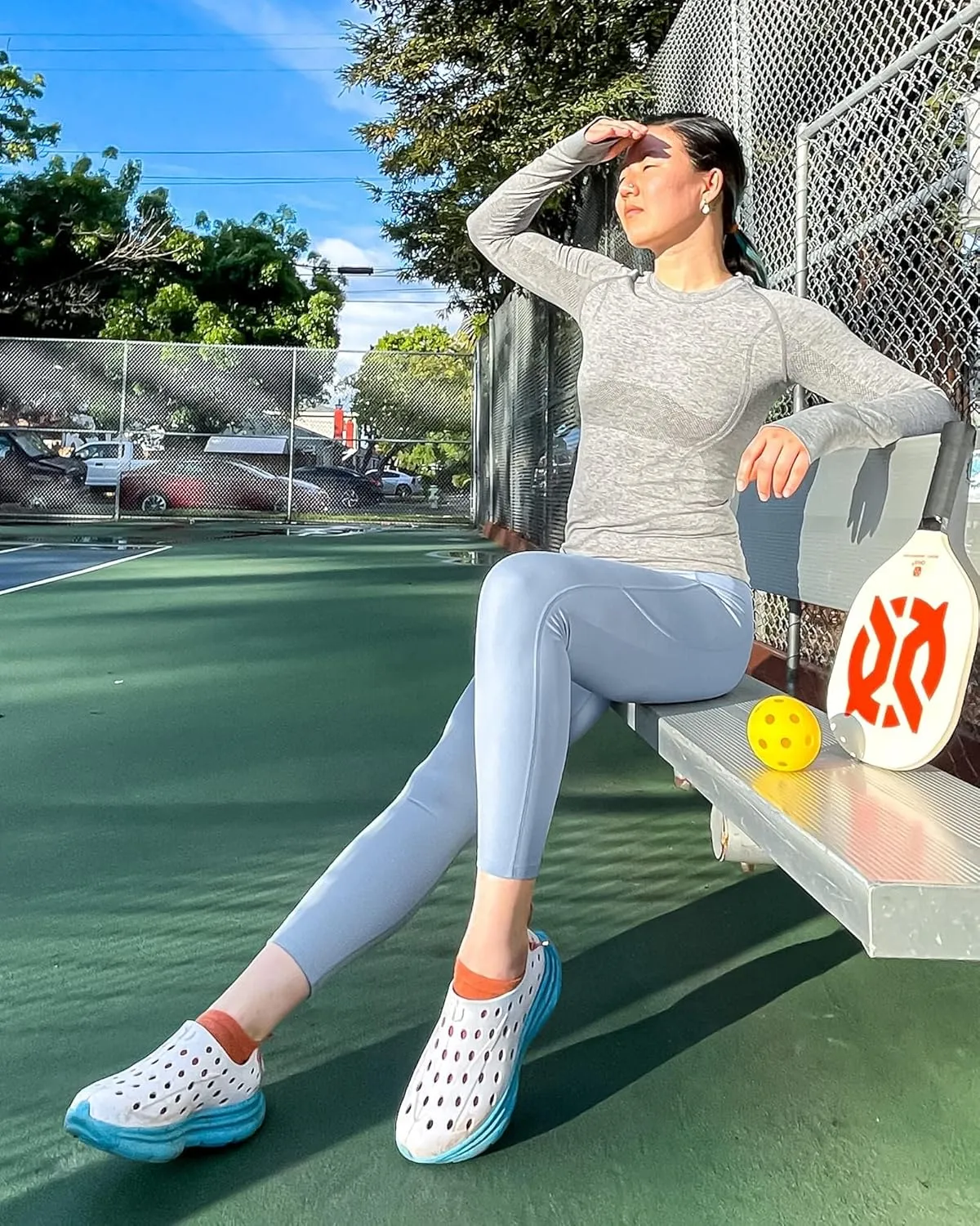 Stelle Women Workout Shirts Seamless Long Sleeve Yoga Tops with Thumb Holes for Sports Running Breathable Athletic Slim Fit