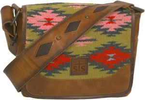 STS Ranchwear Womens Baja Dreams Della Multi-Color Leather Crossbody Bag