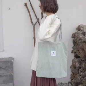 Sustainable Corduroy Tote Bag