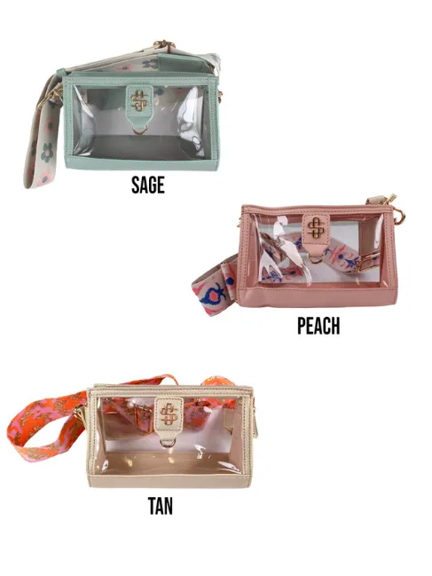 SUTTON CLEAR CROSSBODY
