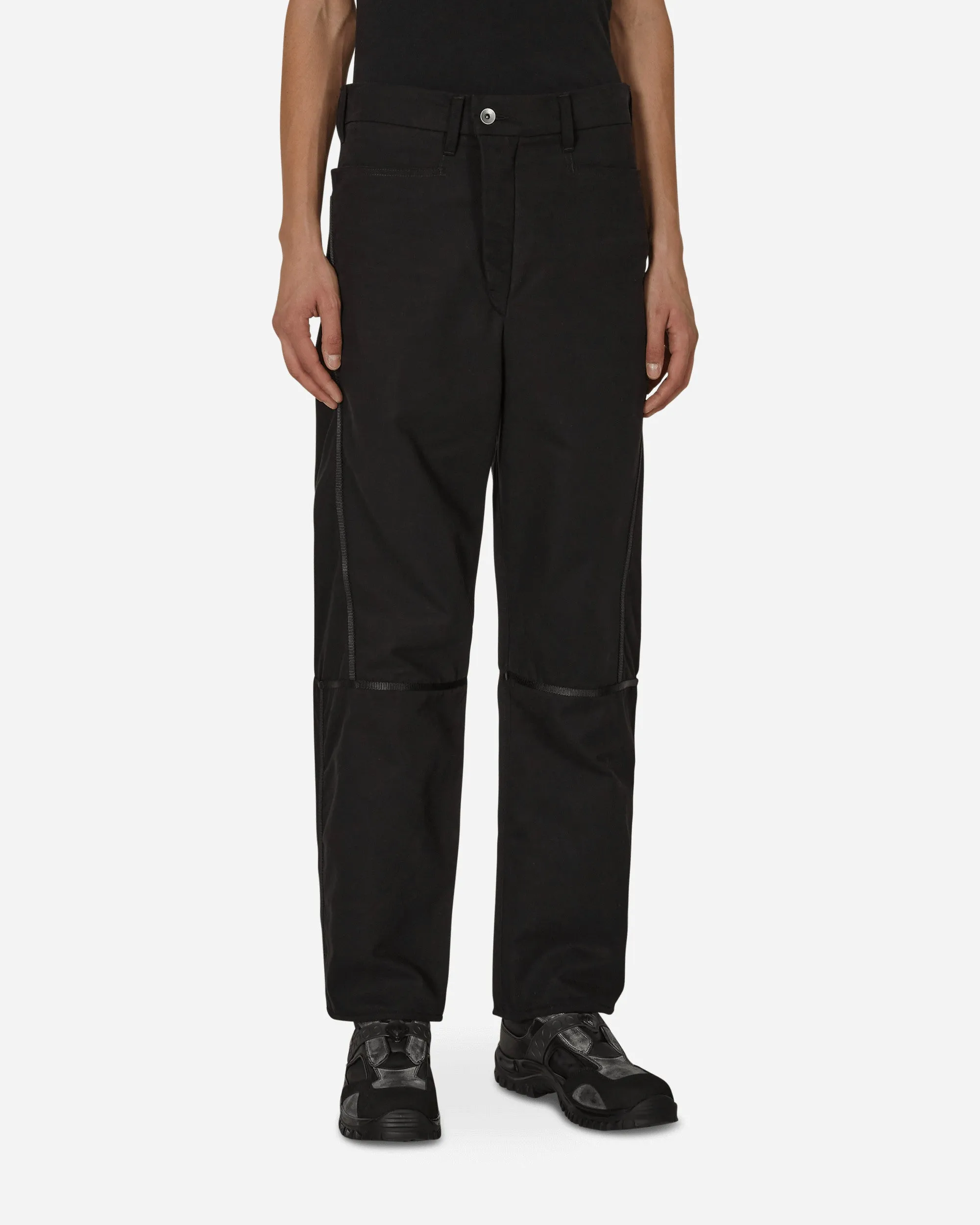 Taped Trousers Black