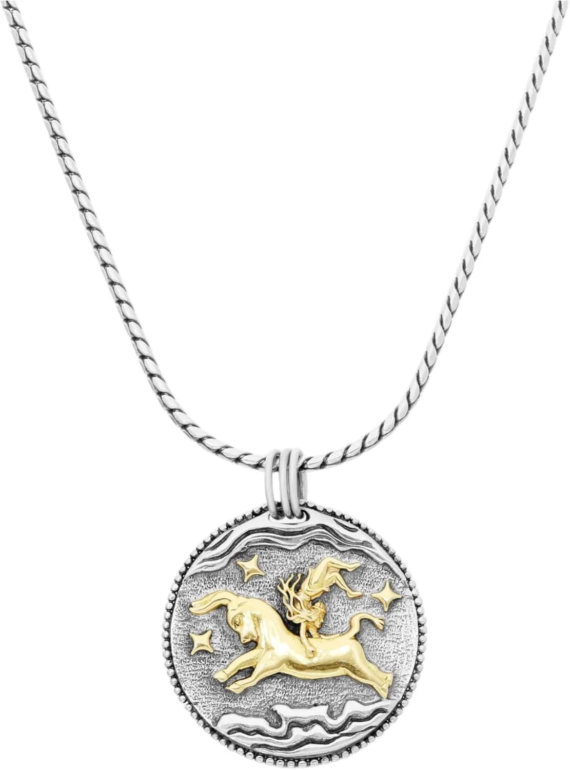 Taurus Carved Zodiac Pendant MEKJ634-130
