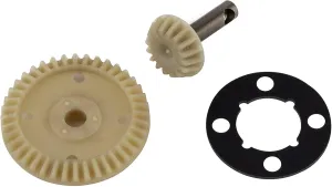 Team Associated RC10B74.2 FT Ring and Pinion Gear Set Molded ASC92318 Electric Car/Truck Option Parts