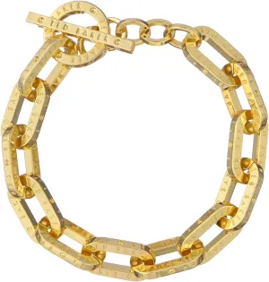 Ted Baker London Loan Logo Link Bracelet For Women (Gold)