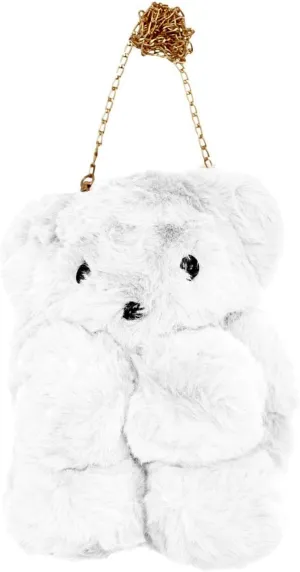 Teddy Bear Fuzzy Faux Fur Versatile Crossbody Bag