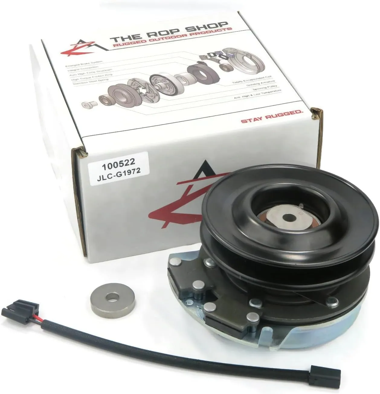 The ROP Shop | PTO Clutch & Wire Harness for Warner 5219-171, 5219171, 5219-177, 5219177 Mower