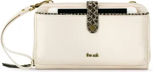 The Sak Iris Large Smartphone Crossbody Bag in Leather, Detachable Wristlet Strap