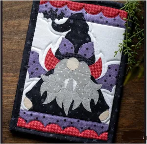 The Whole Country Caboodle Dracula Gnome Mug Rug Kit Pattern