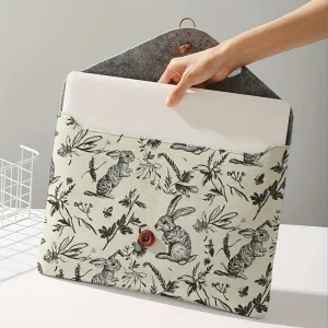 Thistle & Rabbit Laptop Case