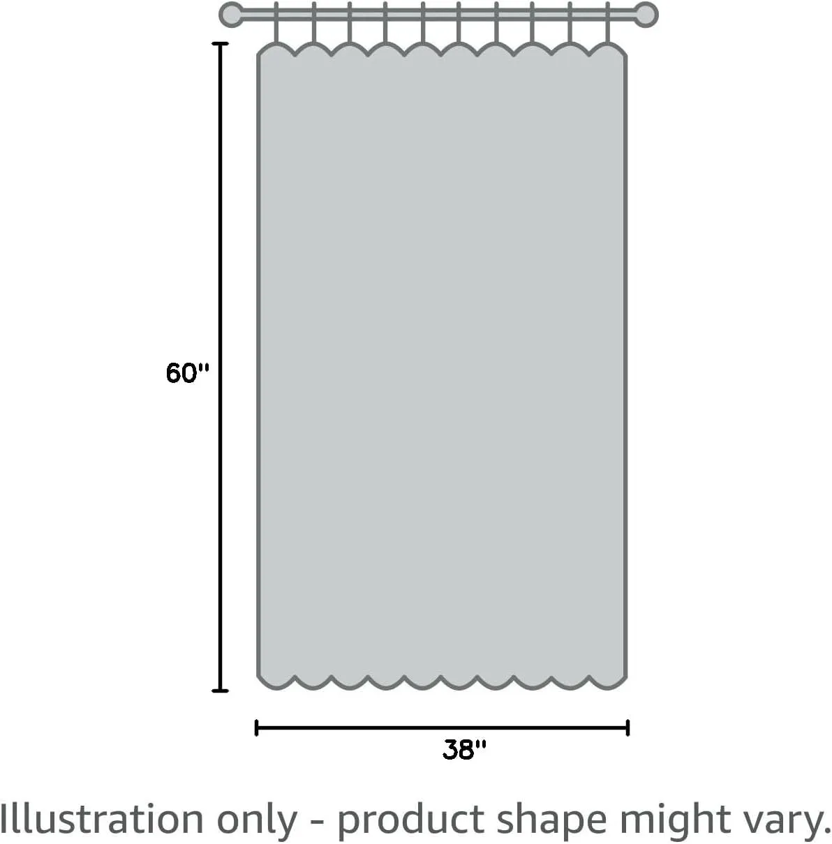 Today's Curtain Plymouth Classic Battenburg Applique Sheer Window Swag, 38-Inch, White