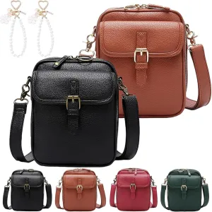 Tojoyride Crossbody Bag, Urvashi Crossbody Bag, Small Crossbody Bags for Women with 10 Rfid Shielding Compartments