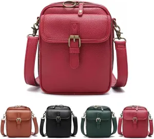 Tojoyride Crossbody Bags For Women,Vintage Large Capacity With Compartments Fashion Daily Travel Shoulder Bag