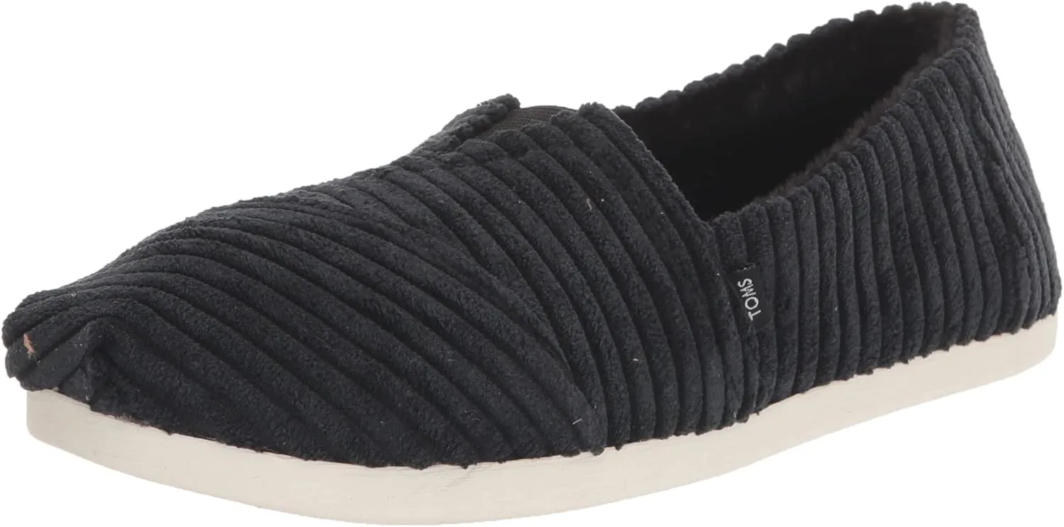 TOMS womens Alpargata Recycled Cotton Canvas”