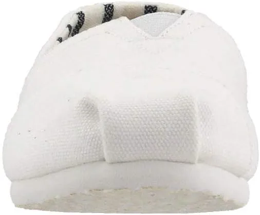 TOMS womens Toms Women's White Canvas Alpr Esp