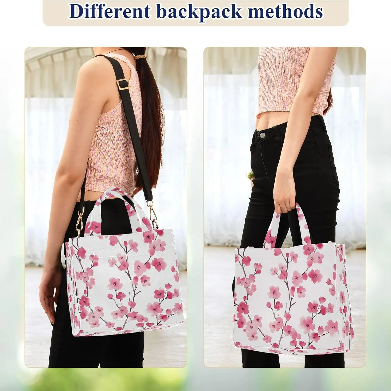Tote Bag for Women with Inner Pockets Corduroy Crossbody Shoulder Purse Bags for Trip Office Work 13.7 * 4.9 * 12.2IN