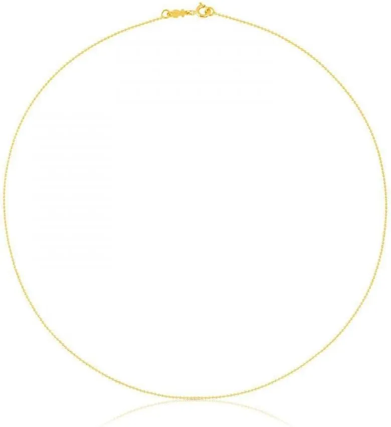 TOUS Gold Chain Choker Necklace