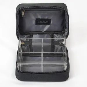 Travel Tea Chest Organizer w/Spice Jar - Great for Home, Office, and Travel!
